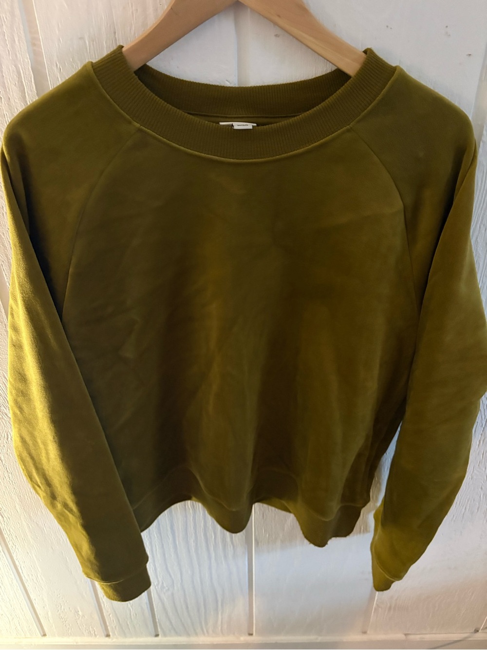 a new day Olive Crewneck Sweatshirt